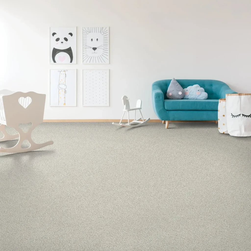 Exceptional Choice carpet in playroom